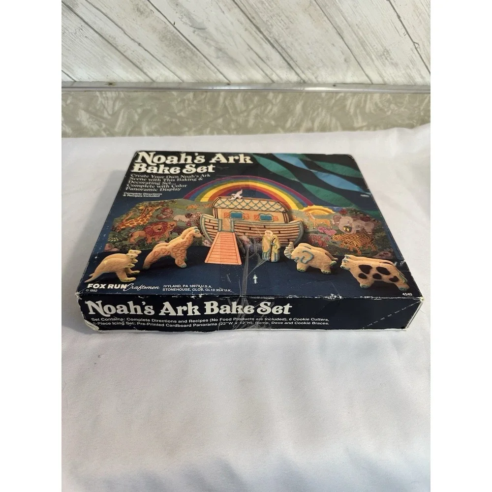 1992 Noahs Ark Bake Set by Fox Run Craftsmen - Incomplete